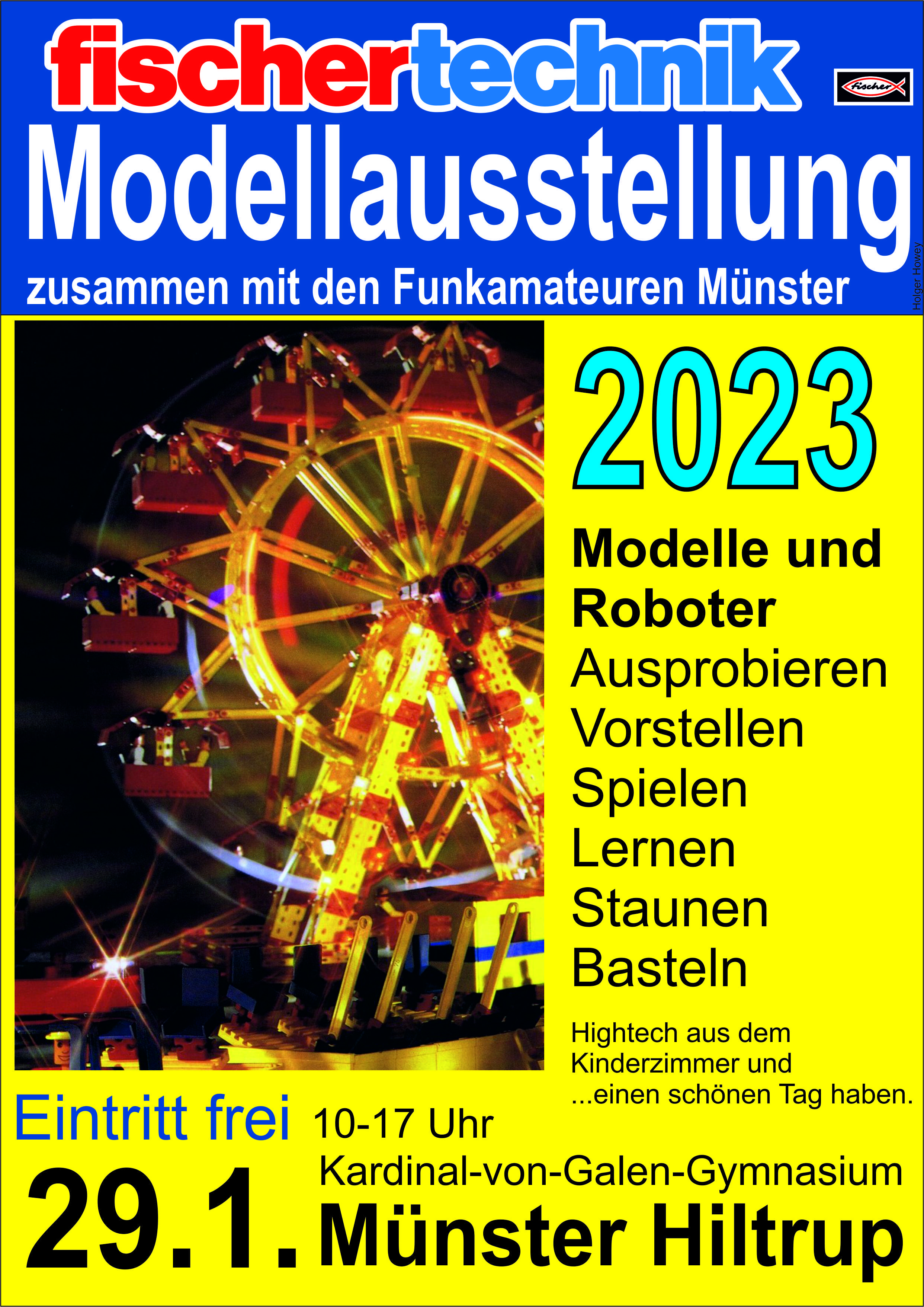 Plakat Modellschau 2023